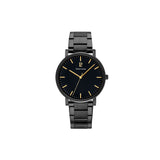La version de la Montre Homme Essential 252G439 avec son cadran noir et son bracelet en acier noir est conçue pour être portée facilement au quotidien grâce à son design minimaliste et sophistiqué.
