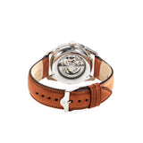 Montre LIP Himalaya Automatique Sablier 40 mm squelette bracelet cuir camel – 671572