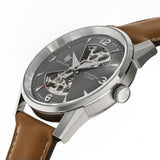 Montre LIP Himalaya Automatique Sablier 40 mm squelette bracelet cuir camel – 671572