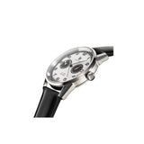 Forte de plus de 150 ans d'expérience dans le domaine de l'horlogerie, la marque incontournable Lip propose des montres intemporelles alliant à merveille esthétique et fonctionnalité. Insufflant l'élégance à la française dans chacune de ses créations, elle continue à marquer les esprits par des gardes-temps sophistiqués au design avant-gardiste et aux lignes contemporains, dont ce magnifique modèle Bi-Compax 671673.