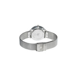 La collection Lip Dauphine est déclinée avec ce diamètre de boîtier en 29 mm, mais toujours dans un esprit minimaliste et vintage avec des proportions discrètes qui accentuent son élégance et raffinement. Une boîte polie en acier inoxydable 316L, montée sur un bracelet ajustable en mailles milanaises couleur argentée muni d'un fermoir style charriot pour un ajustement facile et précis. Son cadran soleillé bleu clair est parcouru par des aiguilles argentées et recouvert d'un verre saphir bombé traité antiref