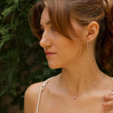 Collier Look Rond Diamants Ligne Vendôme OR Gris 750