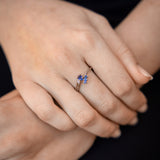 Bague saphirs