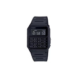 Au design original et fonctionnel, cette Montre Homme CASIO COLLECTION CA-53WF-1BEF - Bracelet Résine Noir est idéale pour les poignets masculins. Son boîtier rectangulaire réunit un cadran digital et une calculatrice. Ce garde-temps offre à disposition plusieurs options pratiques, utiles en toute situation.