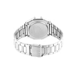 Adoptée par les amateurs de style rétro, cette montre Casio allie design intemporel et praticité. Son boîtier et son bracelet en acier inoxydable renferment un affichage digital avec alarme, dateur et chronographe.