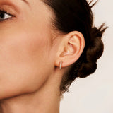 Les boucles d'oreilles Naïlla en Or allient élégance et éclat. Les oxydes blancs, délicatement disposés, ajoutent une luminosité étincelante à ce bijou.