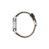 Citizen NH9131‑14E – montre homme automatique 40 mm acier, cadran noir open‑heart, bracelet cuir noir, réserve de marche 40h, étanche 50 m, élégance intemporelle