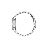 Citizen NH9131‑73A – montre homme automatique 40 mm acier, cadran blanc open‑heart, bracelet acier argenté, mécanique fiable et élégance intemporelle