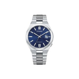 Citizen NJ0150-81L – montre homme automatique 40 mm en acier, cadran bleu, bracelet acier, dateur, verre saphir, étanchéité 50 m. Élégance intemporelle & mécanique fiable