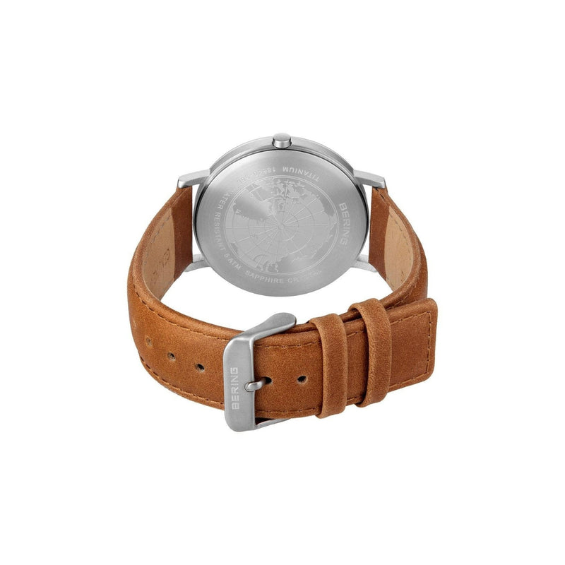 Découvrez la montre Homme Bering 18640-568. Ultra-léger et ultra-élégant. La collection Titanium de BERING.