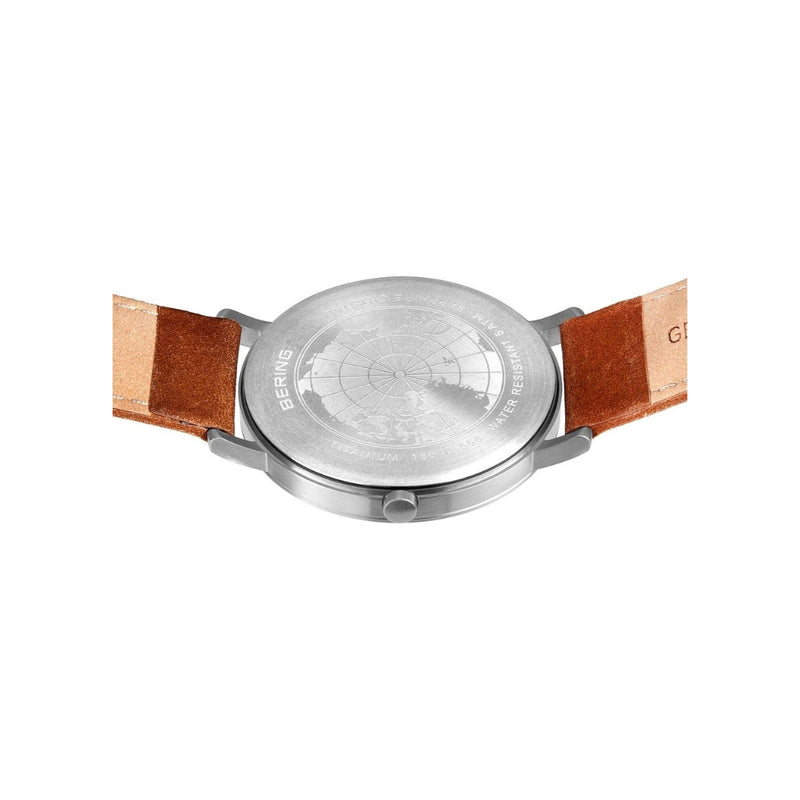 Découvrez la montre Homme Bering 18640-568. Ultra-léger et ultra-élégant. La collection Titanium de BERING.