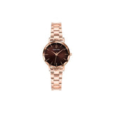 Explorez la toute nouvelle nuance automnale de la gamme emblématique Multiples 012P988. La montre arbore un cadran chocolat et un bracelet acier doré rose. Cette interprétation moderne et raffinée de la montre Multiples, avec son verre facetté scintillant, s'avère être un accessoire idéal pour les saisons Automne-Hiver.