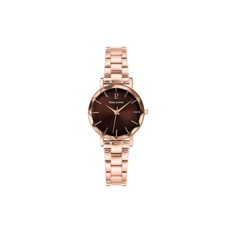 Explorez la toute nouvelle nuance automnale de la gamme emblématique Multiples 012P988. La montre arbore un cadran chocolat et un bracelet acier doré rose. Cette interprétation moderne et raffinée de la montre Multiples, avec son verre facetté scintillant, s'avère être un accessoire idéal pour les saisons Automne-Hiver.