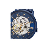 Avec son bleu intense et son cadran squelette, il est impossible de ne pas craquer devant la montre homme automatique 318B468 acier milanais bleu. Son mécanisme apparent en fait une montre incroyablement captivante et élégante, que vous pourrez porter au quotidien. Découvrez tous les atouts de ce modèle au mouvement automatique !