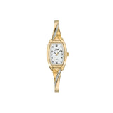 Adoptez un look simple et subtil avec la montre Certus 630514 pour femme. Ce modèle se distingue par son boitier tonneau lié à un fin bracelet métal doré décoré de pierres swarovski. Son cadran aux index chiffres arabes noirs lui donne une touche exquise. Elle trouvera sa place dans votre collection de montre avec son mécanisme à quartz et son affichage analogique