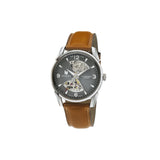 Montre LIP Himalaya Automatique Sablier 40 mm squelette bracelet cuir camel – 671572
