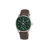 Montre LIP Himalaya Classique 40 mm cadran vert bracelet cuir marron – 671728