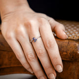 Bague saphirs