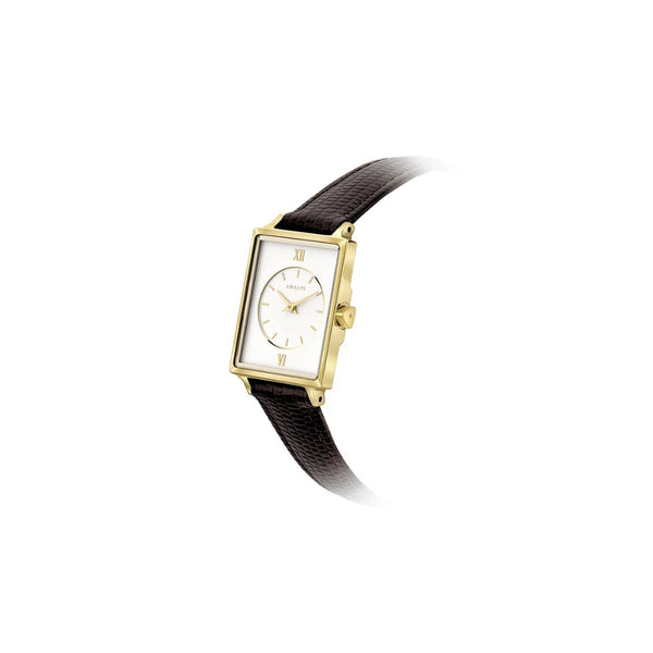 Sophistiquée et rayonnante, la montre Amélie ajoute une touche de glamour à votre ensemble. Une pièce éblouissante pour toutes les occasions.