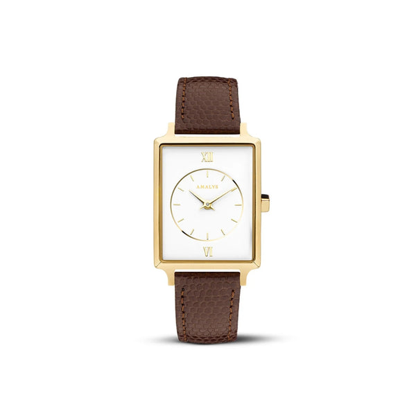 Sophistiquée et rayonnante, la montre Amélie ajoute une touche de glamour à votre ensemble. Une pièce éblouissante pour toutes les occasions.