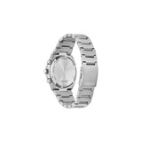 Citizen CA4610‑85A – chronographe homme Super Titanium Eco‑Drive, cadran argent, verre saphir, chronographe, date et 100 m étanche. Montre élégante et durable.