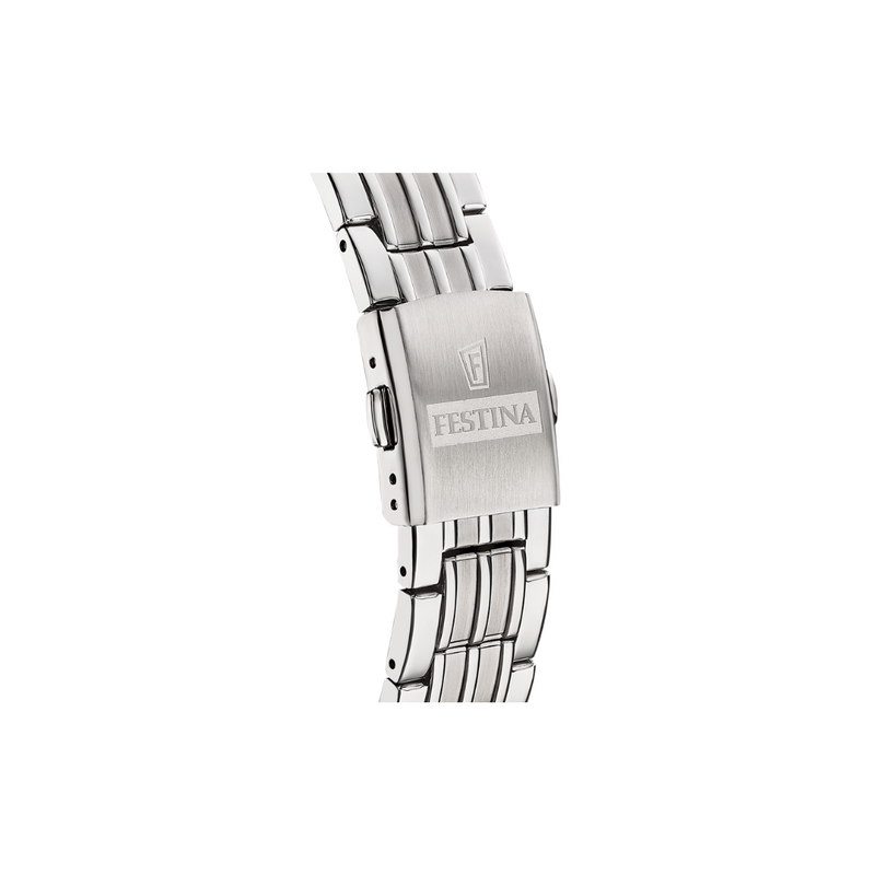 La montre Festina F20005/1 pour homme est une véritable œuvre d'art. Avec son boîtier en acier et son verre saphir, cette montre est un exemple de la plus haute qualité et sophistication. De plus, son bracelet en acier lui donne une touche d'élégance et de distinction qui la rend parfaite pour toutes les occasions.