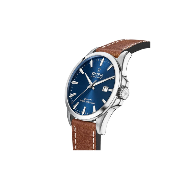La montre Festina F20025/3 pour homme est une véritable œuvre d'art en matière d'horlogerie. Avec son boîtier en acier, cette montre est un exemple d'excellence en matière de design et de fonctionnalité qui caractérise la marque Festina.