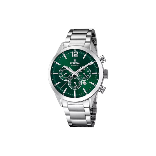 Affirmez votre style avec la Festina F20343/B. Dotée d’un boîtier en acier inoxydable et protégée par un verre minéral, cette montre allie robustesse et élégance. Festina incarne le parfait équilibre entre modernité et raffinement, offrant des designs soignés, une innovation constante et un rapport qualité-prix exceptionnel.