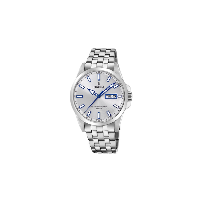 La montre Festina F20357/1 pour homme est une véritable œuvre d'art. Avec son boîtier en acier et son verre minéral, cette montre est un exemple d'excellence en horlogerie. De plus, elle est équipée d'un bracelet en acier qui lui donne une touche de sophistication et d'élégance.