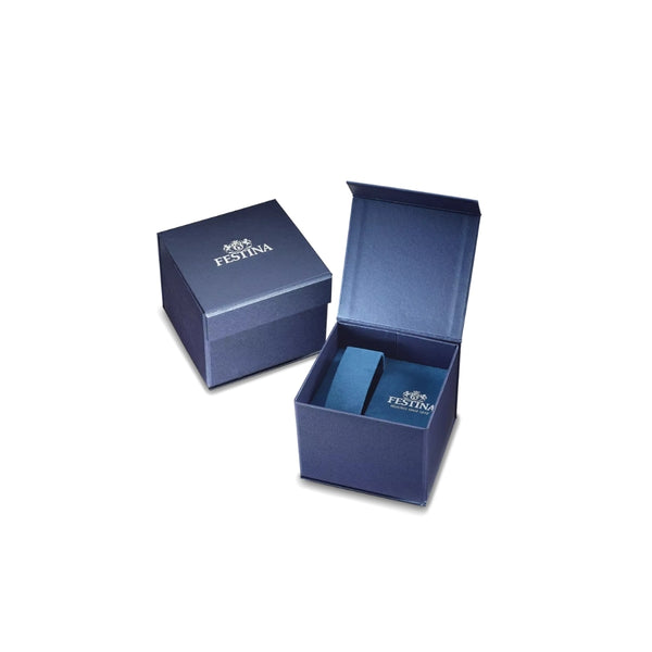 La Festina F20358/B pour homme allie élégance et précision. Son boîtier en acier et son verre minéral garantissent robustesse et durabilité, tandis que son bracelet en cuir apporte sophistication et confort au quotidien. Une montre qui incarne l’excellence horlogère avec style.