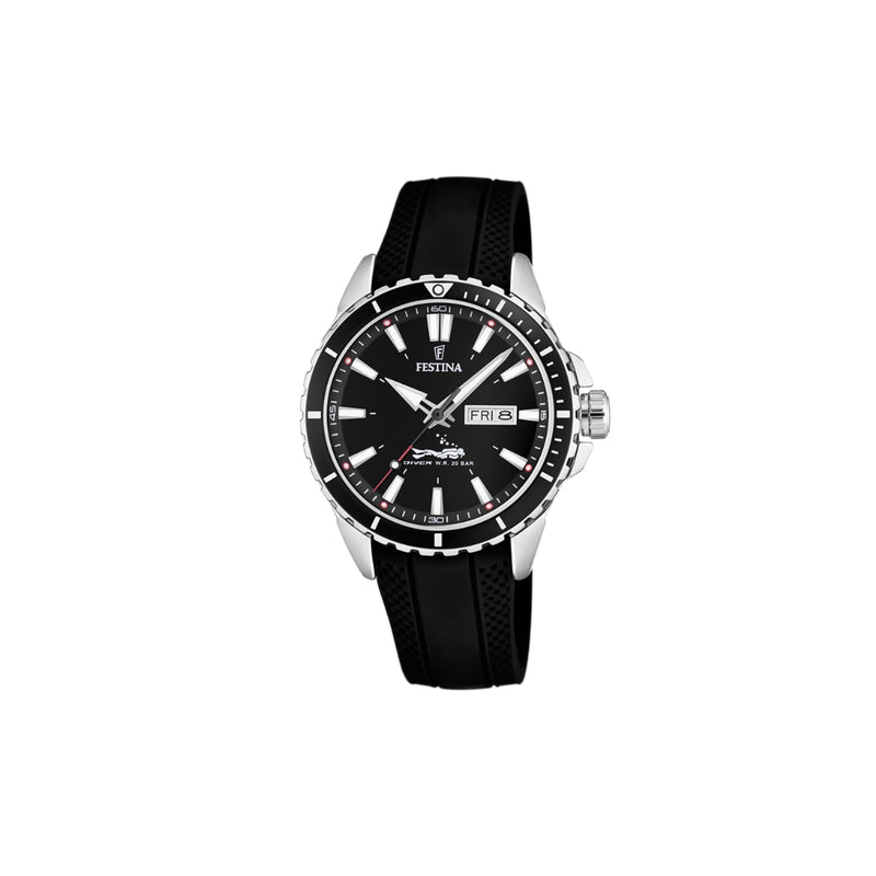 La montre Festina F20378/1 pour homme est une véritable œuvre d'art. Avec son boîtier en acier et son verre minéral, cette montre est un exemple d'excellence en horlogerie. De plus, elle est équipée d'un bracelet en caoutchouc qui lui confère une touche de modernité et de sophistication.