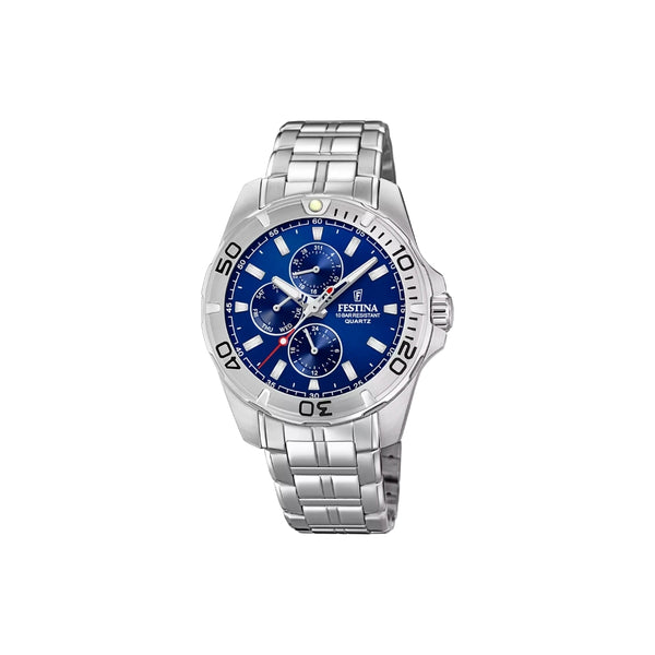 La Festina F20445/2 pour homme allie élégance et robustesse. Son boîtier en acier et son verre minéral garantissent durabilité et protection, tandis que son bracelet en acier apporte sophistication et style. Une montre qui incarne l’excellence horlogère.