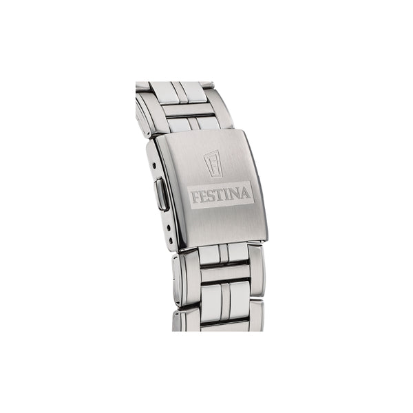 La montre Festina F20445/4 pour homme est une véritable œuvre d'art. Avec son boîtier en acier et son verre minéral, cette montre est un exemple d'excellence en horlogerie. De plus, elle est équipée d'un bracelet en acier qui lui donne une touche de sophistication et d'élégance.