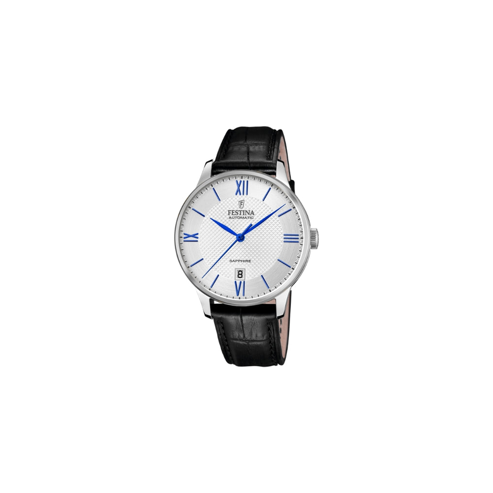 Festina Uomo Orologio Automatico F20484/4 – Cinturino In Pelle Nera, Cassa In Acciaio, Quadrante Analogico - 3