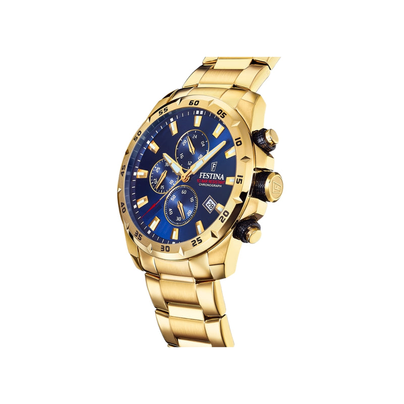 La montre Festina F20541/2 pour homme est un véritable bijou de l'horlogerie. Sa boîte en acier et en verre minéral le rendent résistant et durable, tandis que son bracelet en acier lui donne une touche de sophistication et d'élégance.
