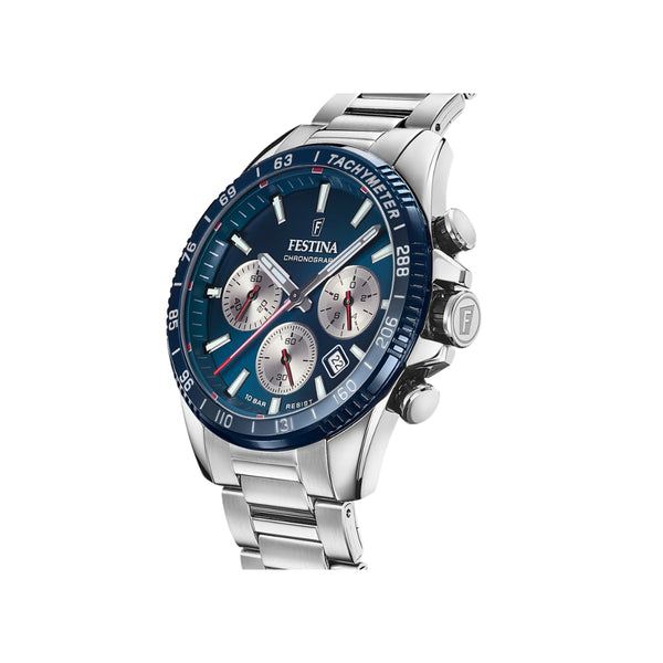 La montre Festina F20560/2 pour homme est une véritable œuvre d'art. Avec son boîtier en acier et son verre minéral, cette montre est un exemple d'excellence en horlogerie. De plus, elle est équipée d'un bracelet en acier qui lui donne une touche de sophistication et d'élégance.