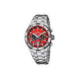 Issue de la collection Chrono Bike, la montre Festina F20670/5 pour homme associe performance et raffinement. Avec son boîtier et bracelet en acier inoxydable 316L et son verre minéral résistant, elle incarne la robustesse et le style.