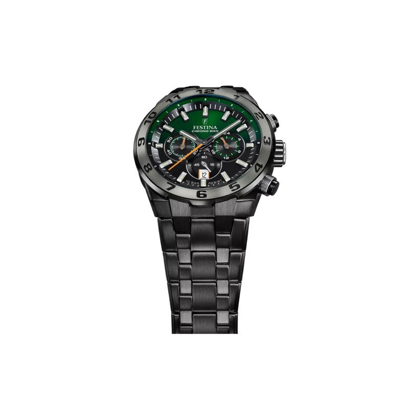 La montre Festina F20673/2 pour homme allie modernité et élégance. Son boîtier acier inoxydable, son bracelet acier et son verre minéral résistant en font une montre durable et sophistiquée, idéale pour toutes vos tenues