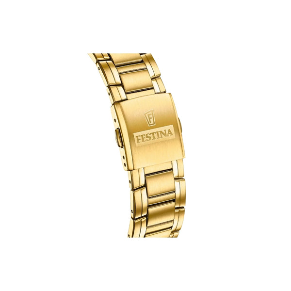La Festina F20705/2 pour homme séduit par son boîtier en acier inoxydable, son verre minéral résistant et son bracelet en acier. Une montre à la fois élégante, moderne et durable, parfaite pour toutes les occasions