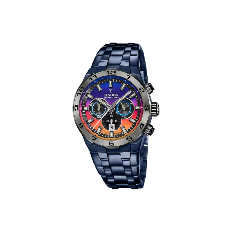 La Festina F20709/1 pour homme associe élégance et modernité grâce à son boîtier en acier inoxydable. Cette montre Festina reflète un design raffiné, une technologie précise et un excellent rapport qualité-prix, idéale pour un style masculin sophistiqué au quotidien