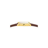 Montre homme Festina On The Square F20780/2 dorée avec bracelet cuir