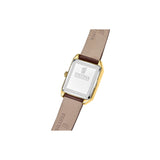 Montre homme Festina On The Square F20780/2 dorée avec bracelet cuir