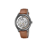 Montre automatique homme Festina F20794/1 avec bracelet en cuir et verre saphir