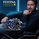 La Festina Connected D est une montre connectée pour homme qui allie élégance et technologie. Avec son cadran analogique associé à un écran numérique discret, elle permet de rester connecté à son smartphone tout en conservant le charme d’une montre classique. Idéale pour l’homme moderne en quête de style et de praticité