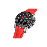 La Festina Connected D F23000/C est une montre connectée pour homme qui associe élégance et technologie. Son cadran analogique classique s’accompagne d’un écran digital discret, offrant un accès rapide aux informations de votre smartphone. Un modèle idéal pour rester connecté sans renoncer au style intemporel