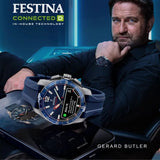 La Festina Connected D F23000/C est une montre connectée pour homme qui associe élégance et technologie. Son cadran analogique classique s’accompagne d’un écran digital discret, offrant un accès rapide aux informations de votre smartphone. Un modèle idéal pour rester connecté sans renoncer au style intemporel