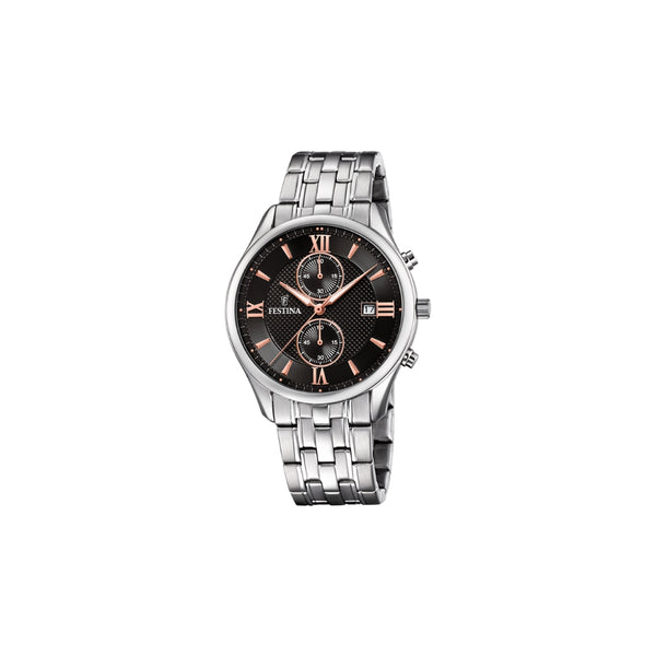 La montre Festina F6854/7 pour homme est une véritable œuvre d'art. Avec son boîtier en acier et son verre minéral, cette montre est un exemple d'excellence en horlogerie. De plus, elle est équipée d'un bracelet en acier qui lui donne une touche de sophistication et d'élégance.