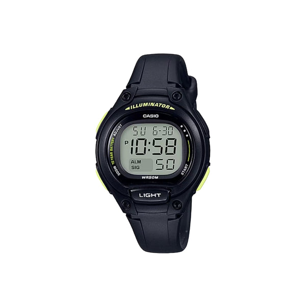 Affichez un look dynamique avec cette montre Casio au design sportif. Dotée d’un affichage digital clair et d’un éclairage LED, elle allie praticité et modernité. Parfaite pour un usage quotidien, elle propose plusieurs fonctionnalités utiles pour accompagner un mode de vie actif.