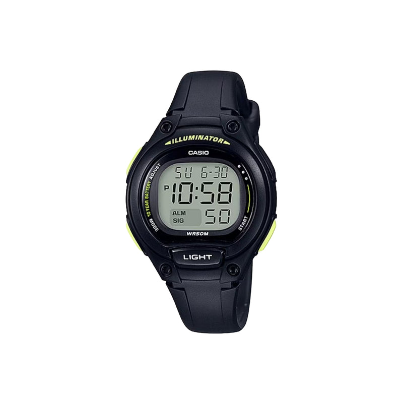 Affichez un look dynamique avec cette montre Casio au design sportif. Dotée d’un affichage digital clair et d’un éclairage LED, elle allie praticité et modernité. Parfaite pour un usage quotidien, elle propose plusieurs fonctionnalités utiles pour accompagner un mode de vie actif.