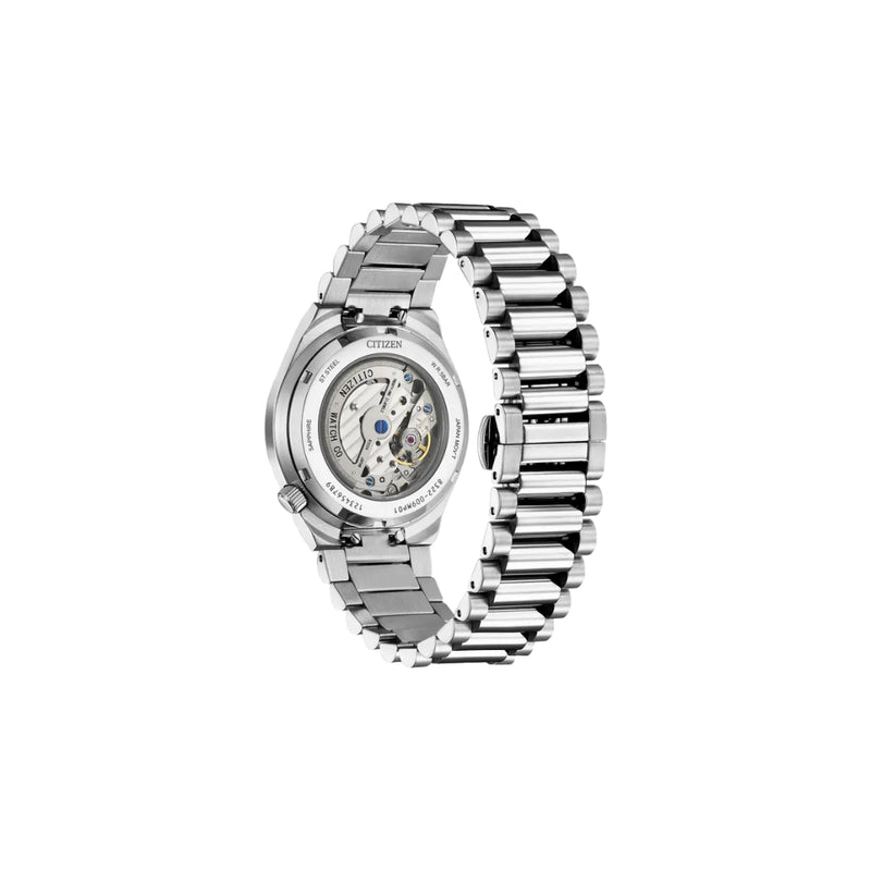 Citizen NK5010-51L – montre homme automatique 40 mm acier, cadran bleu guilloché, petite seconde, 60 h de réserve, verre saphir, étanchéité 50 m. Élégance moderne